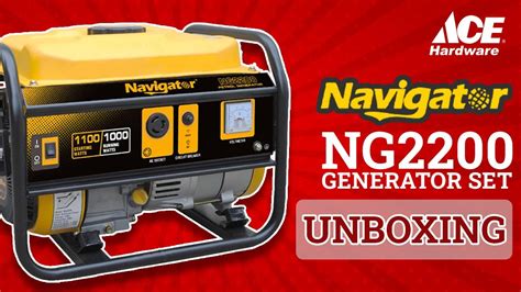 ACE UNBOX EPISODE 1: Navigator NG2200 Generator Set.